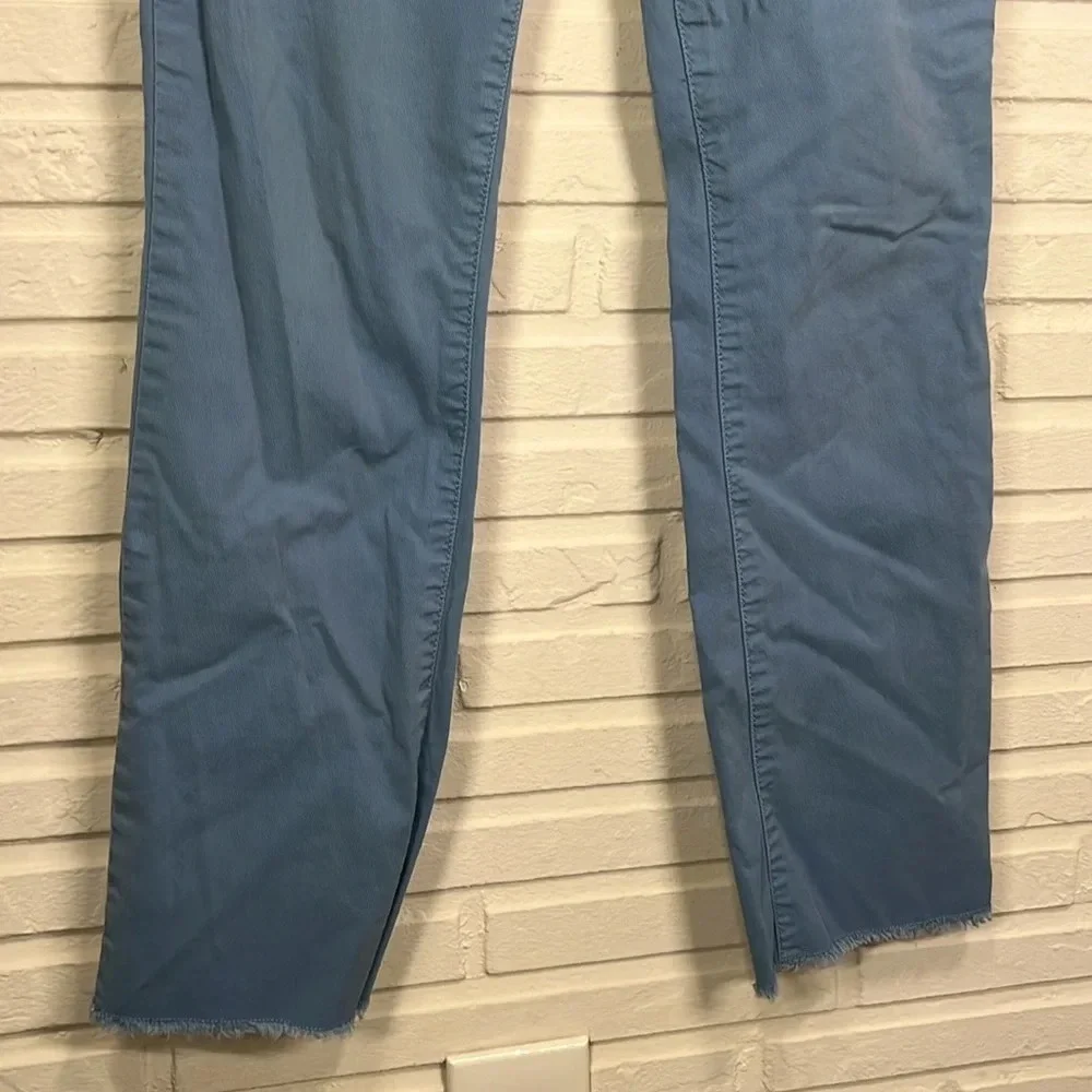 Tory Burch Blue Corduroy Cotton Stretch Skinny Pants, Women’s Size 25